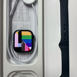 애플워치10셀룰러 42mm 제트블랙 SS급