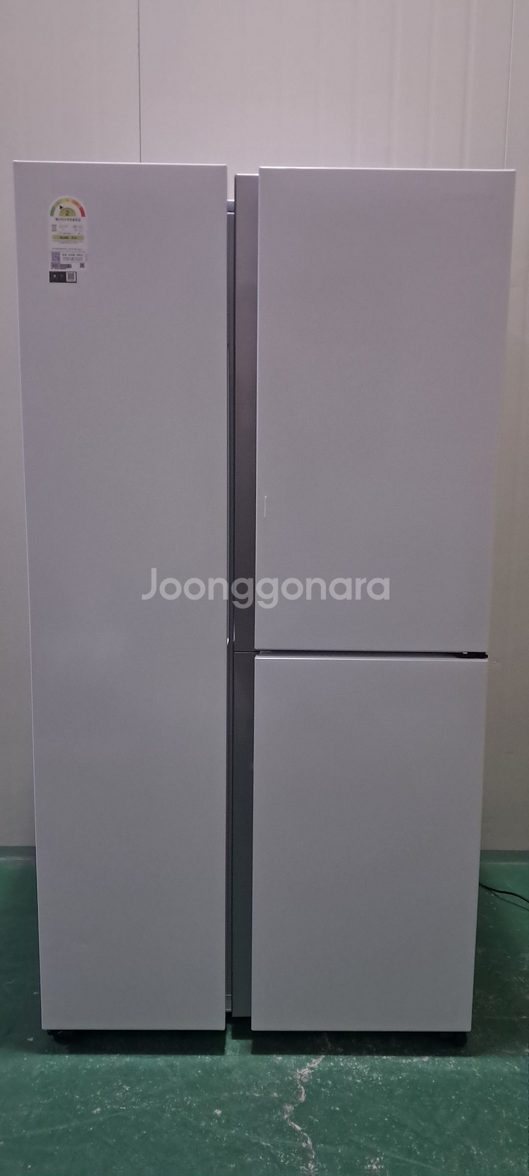 1606 삼성 846L 2도어양문형냉장고(화이트)--0