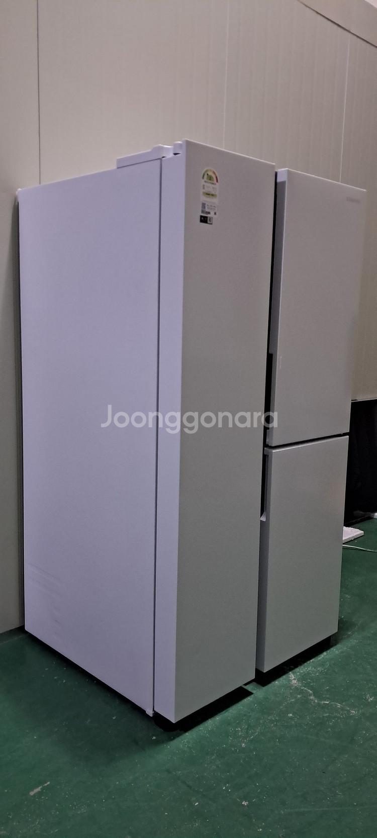 1606 삼성 846L 2도어양문형냉장고(화이트)--1