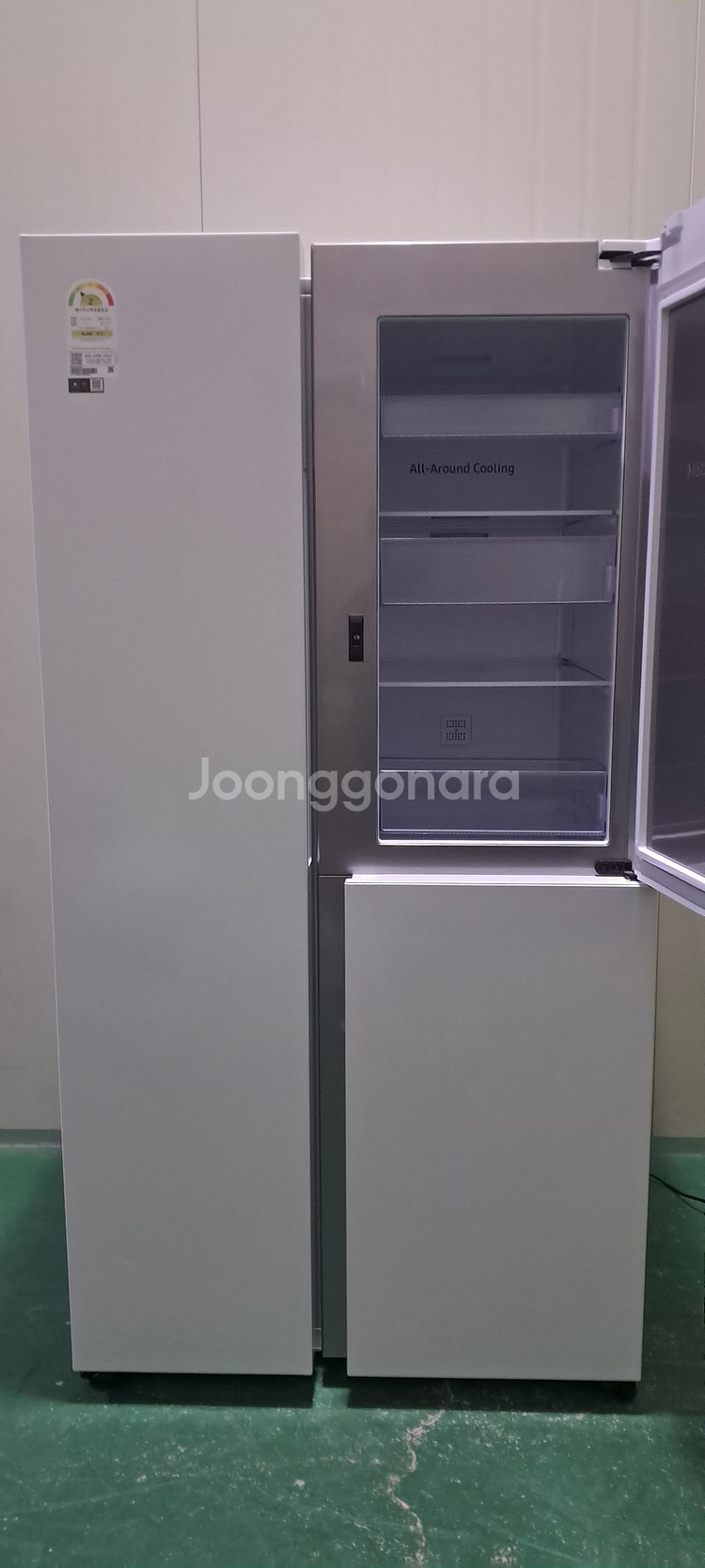 1606 삼성 846L 2도어양문형냉장고(화이트)--3