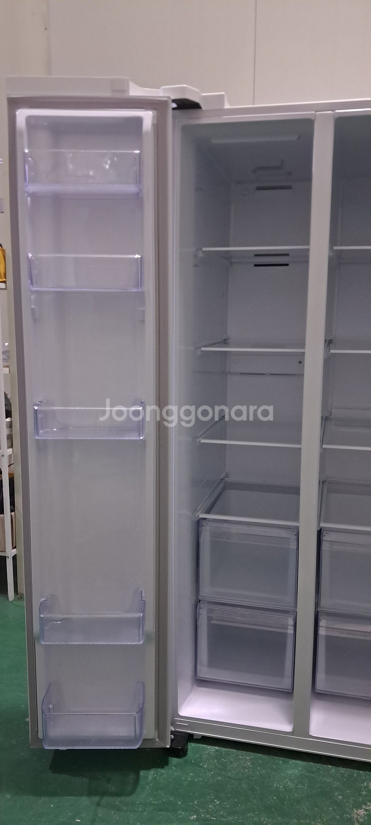 1606 삼성 846L 2도어양문형냉장고(화이트)--5