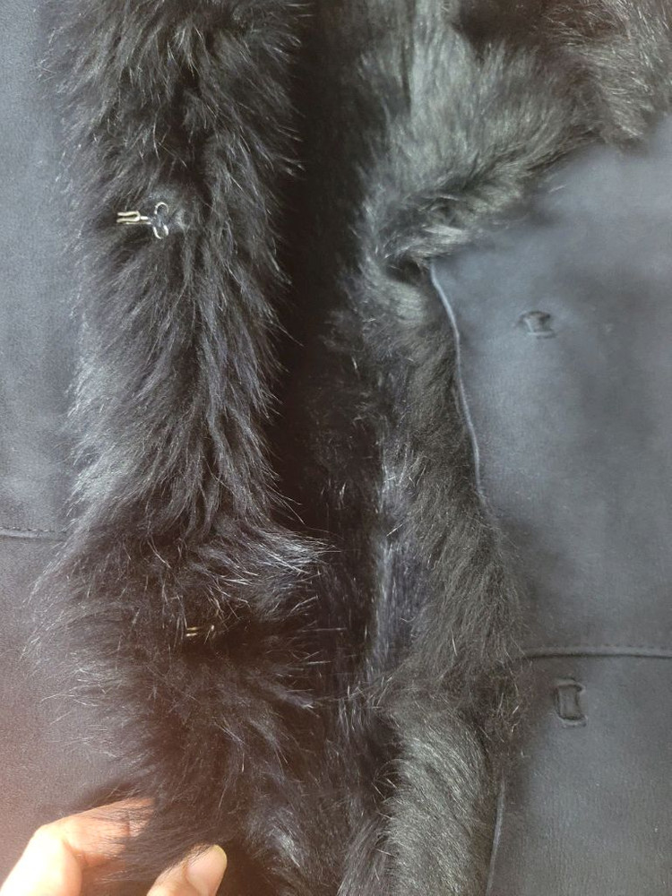 프리미엄 스페인산 토스카나 여성 천연양가죽 후드 롱무스탕--1