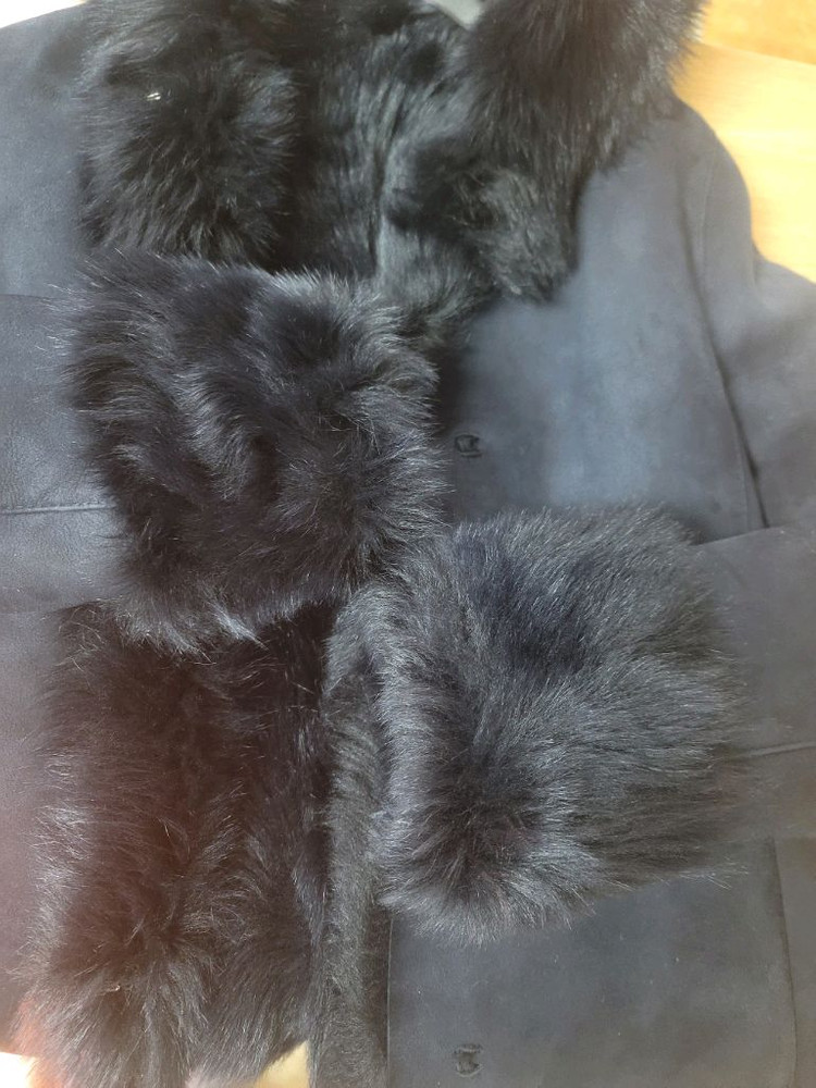 프리미엄 스페인산 토스카나 여성 천연양가죽 후드 롱무스탕--2