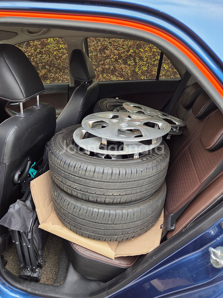 경차 깡통휠타이어 14인치 네 짝 (165 60 14)--0