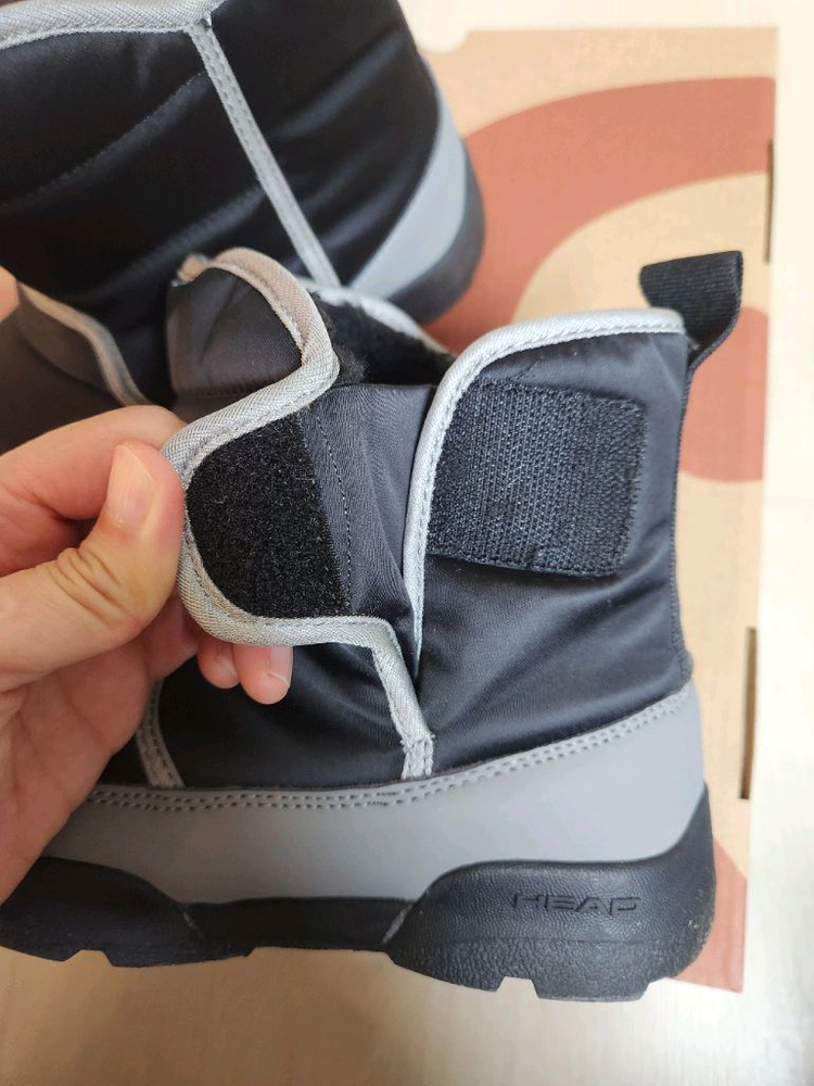 아동 겨울부츠 블랙 220사이즈 팔아요--1