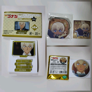 명탐정코난 버본 굿즈 세트 아크릴 스탠드 뱃지 스트랩 아무로 토오루 이미지