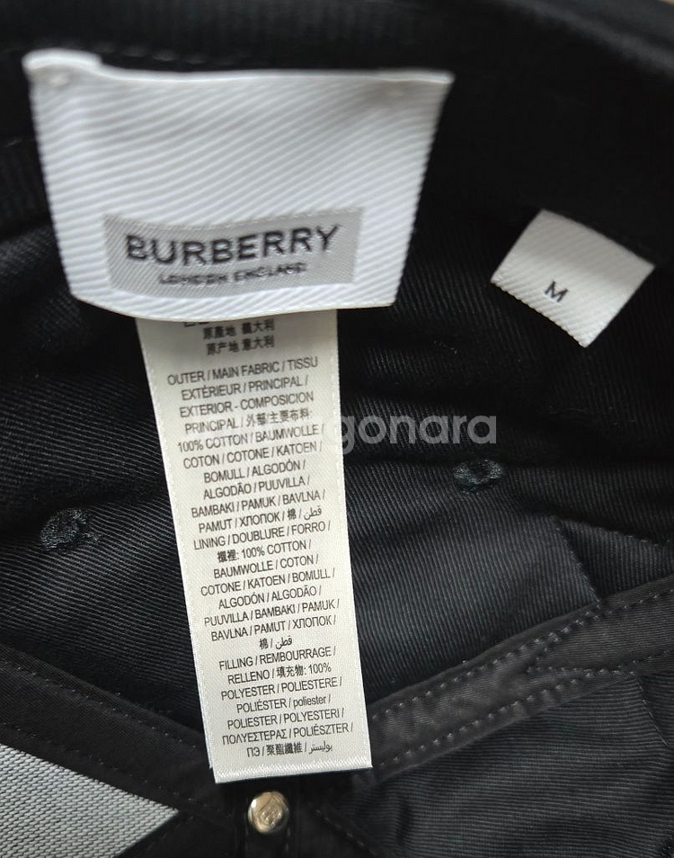 정품 버버리 볼캡 남녀공용 파격가(컨디션굿)--3