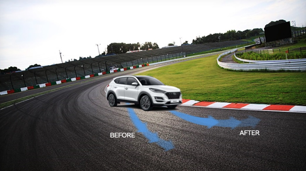 싼타페TM PE 캘리그라피 튜익스 쇼바스프링 퍼포먼스서스펜션 이미지