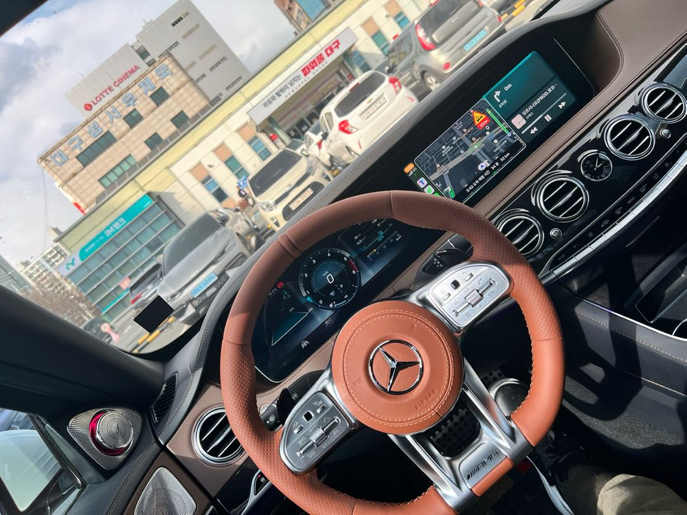 벤츠 AMG 핸들--1