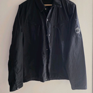 24ss CP컴퍼니 개버딘 버튼 셔츠 블랙 M 새상품 (국내95사이즈)