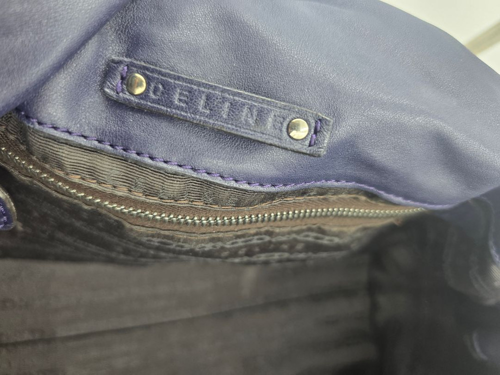 [정품] 셀린느 빈티지 레더백--6