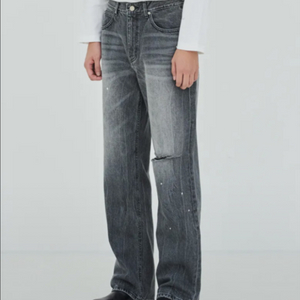 페이탈리즘 와이드 데님 흑청 #0269 [44] 이미지