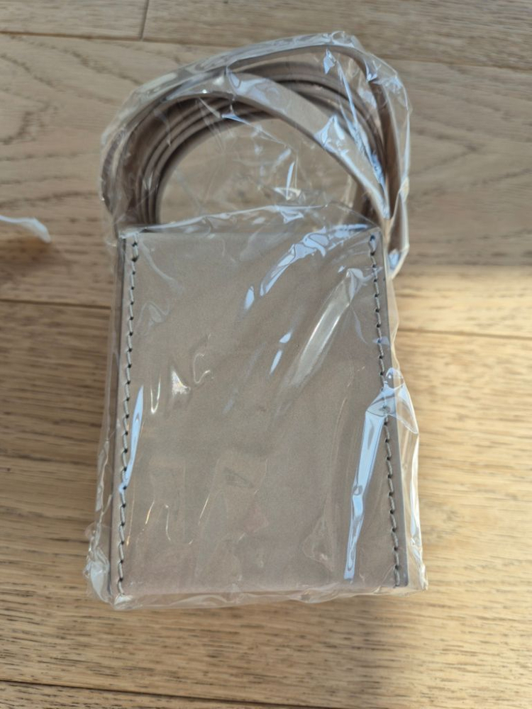 (새상품) 질샌더 데보스드 로고 스몰백 크로스--5