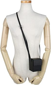 (새상품) 질샌더 데보스드 로고 스몰백 크로스--6