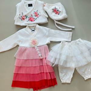 [최종가] 에뜨와 알리샤 클래식 아기 돌한복 돌드레스 고급한복 풀세트 돌촬영