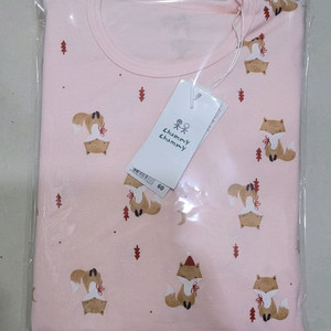 첨이첨이 여아양면내의 &실내복 60호 새상품 택포