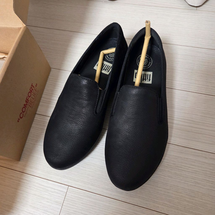 [새상품] 핏플랍 슈퍼스케이트 블랙 로퍼 UK3--2