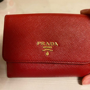 프라다 빨강 지갑