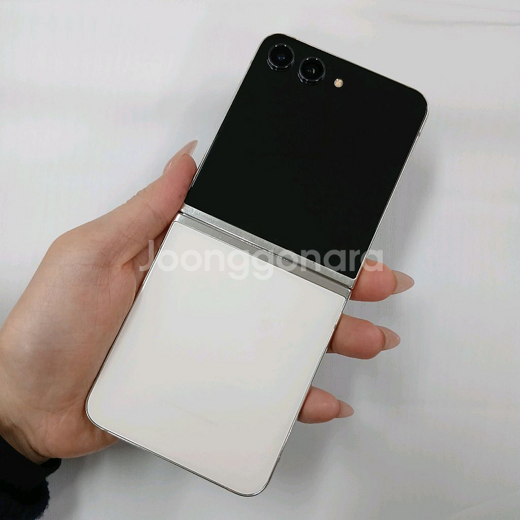 상태SS급 갤럭시Z플립5 256기가 크림 공기계 중고폰 알뜰폰 업무폰 세컨폰 저가폰 학생폰 자녀폰--0