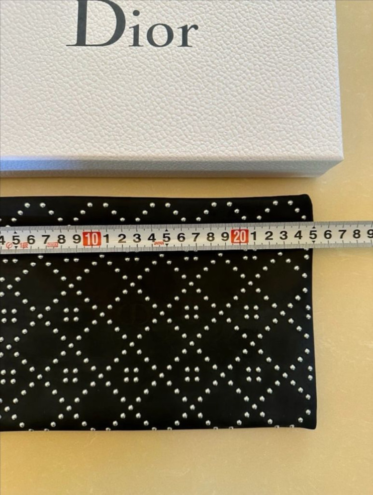 디올 뷰티 까나쥬 패턴 스터드 파우치 새제품--5