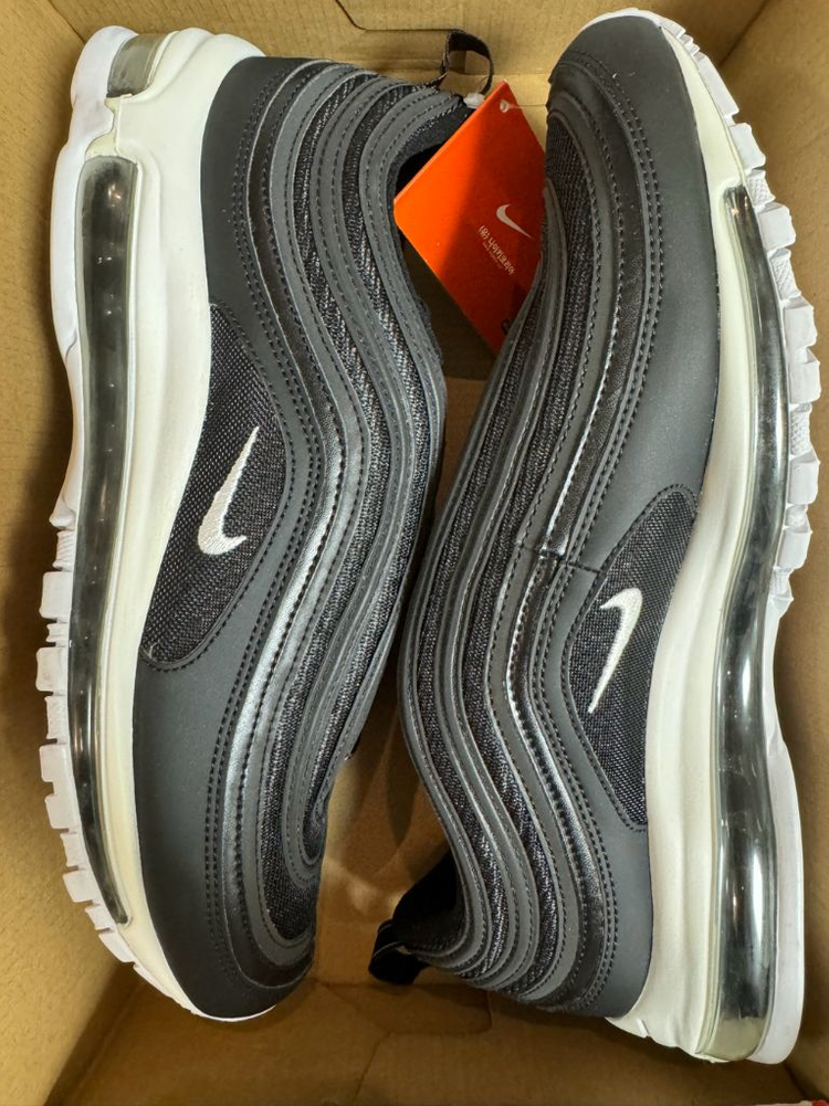 [280] 나이키 에어맥스97 OG 오리지널 검흰 녹터널 운동화--5