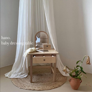하노 유아 원목 화장대