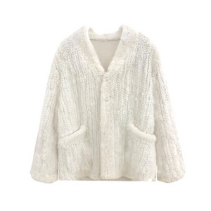 밍크 니팅 자켓