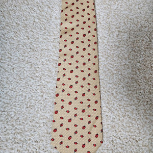 미사용 란셀 무당벌레 넥타이