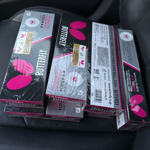 버터플라이 3스타 R40+ 탁구공 12개입 새제품입니다