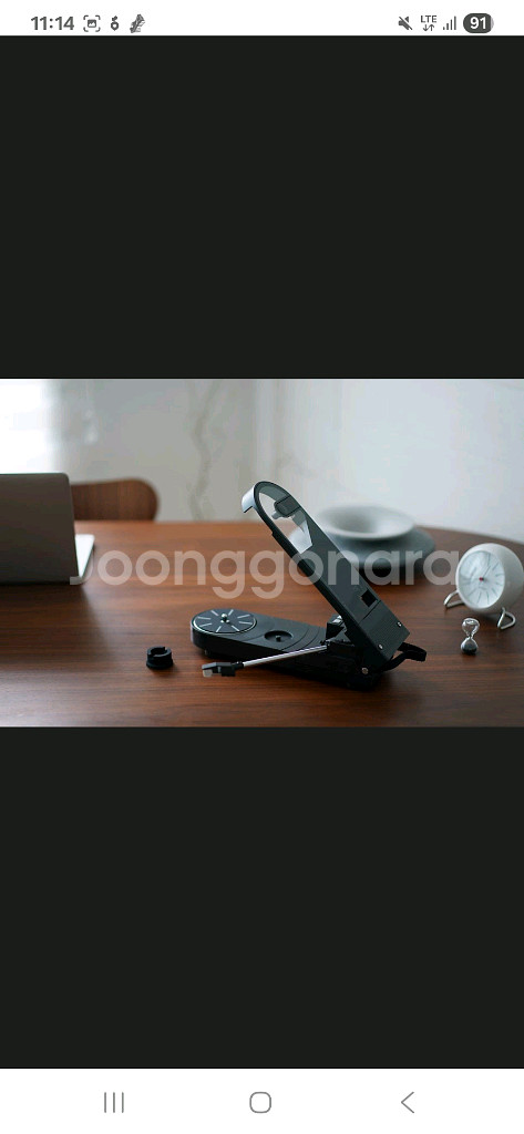 카누 X 오디오테크니카 LP플레이어 (휴대용 무선 블루투스 턴테이블)--8