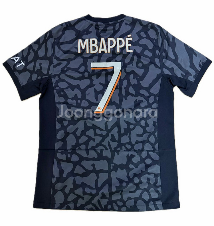 리그1 23/24 파리생제르망 조던 서드 음바페 유니폼 팝니다--2