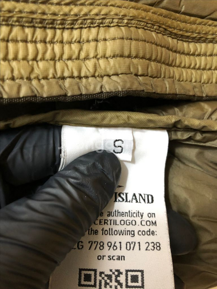 [S] 스톤아일랜드 가먼트 얀 다운 패딩조끼 베스트--5