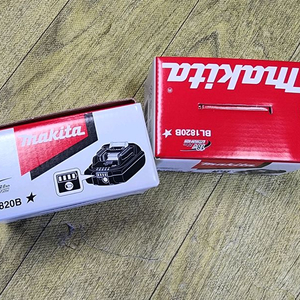 마끼다18V2.0Ah 정품배터리 BL1820B 2개 일괄