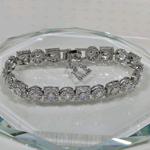 큐빅셋팅 테니스 팔찌