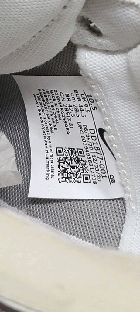 나이키 사카이 블레이저 로우 285mm 새상품 이미지