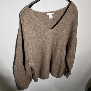 M)H&M 여성 오버핏 니트 스웨터