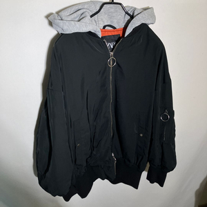 M-L)자라 오버핏 후드 MA-1자켓 항공점퍼