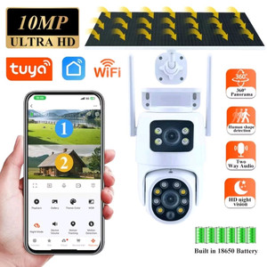 1080P CCTV 듀얼스크린 태양광 캠