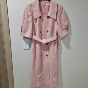 잇미샤 핑크 트렌치 원피스