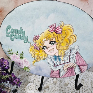 들장미소녀캔디 캔디캔디 포크아트 훅걸이