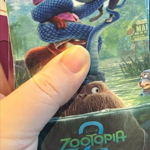 2개남음 주토피아 오리지널티켓