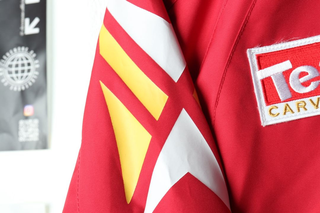 (XS-S) 카브 집업 바람막이 점퍼자켓 스키복 레드 이미지