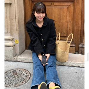 위드아웃썸머 블랑트위드자켓 blanc tweed jacket