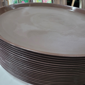 SKCAMEL 논슬립쟁반 원형쟁반 커피쟁반 식당쟁반 입니다 ( 대 )