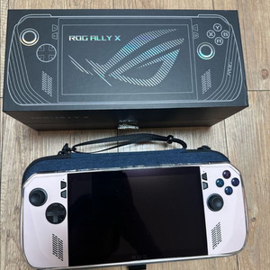 asus rog ally x 흑갈리 핑크 팝스킨 + 파우치, 케이스 풀박