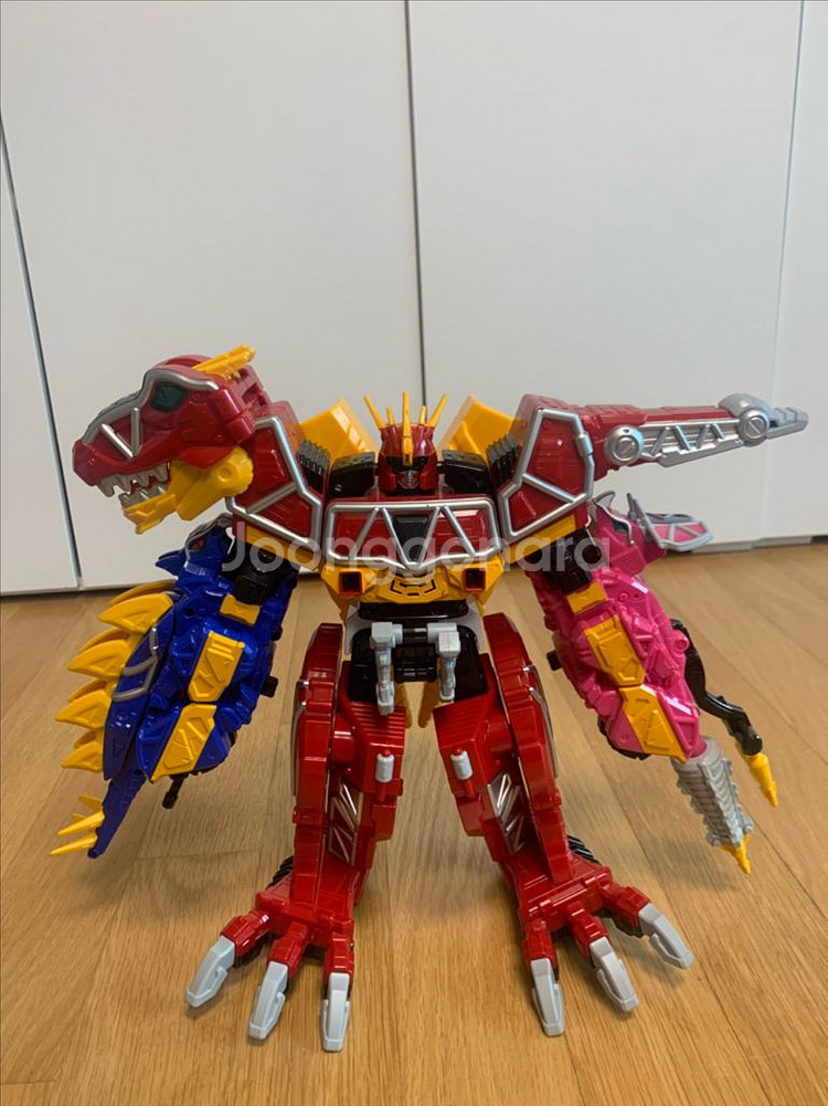 파워레인저 다이노포스 기간트브라기오킹, 티라노킹, 스피노킹, 프테라킹, 프레즈킹 및 각종 공룡무기 일괄 정리합니다.--3