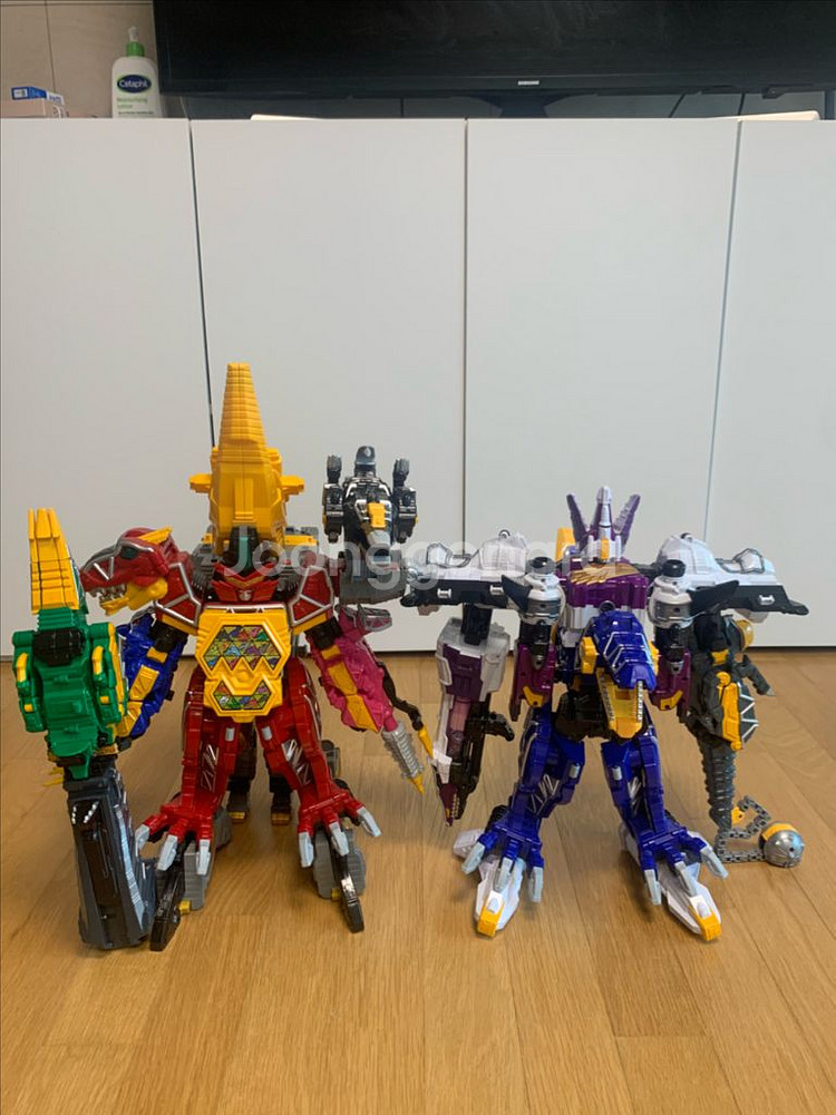 파워레인저 다이노포스 기간트브라기오킹, 티라노킹, 스피노킹, 프테라킹, 프레즈킹 및 각종 공룡무기 일괄 정리합니다.--6