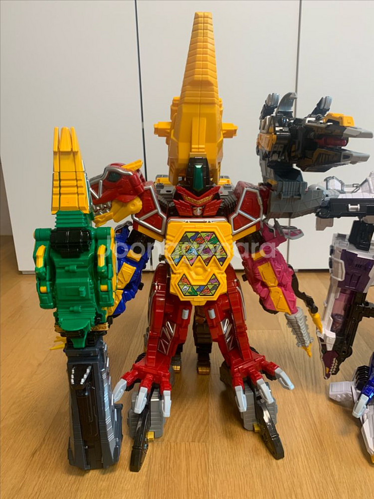 파워레인저 다이노포스 기간트브라기오킹, 티라노킹, 스피노킹, 프테라킹, 프레즈킹 및 각종 공룡무기 일괄 정리합니다.--7