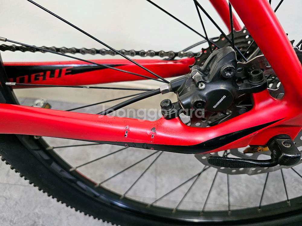 인세인 로그 1.0 데오레 30단 카본 MTB 프레임 크랙--7