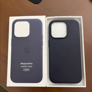 애플 정품 아이폰14프로 가죽케이스